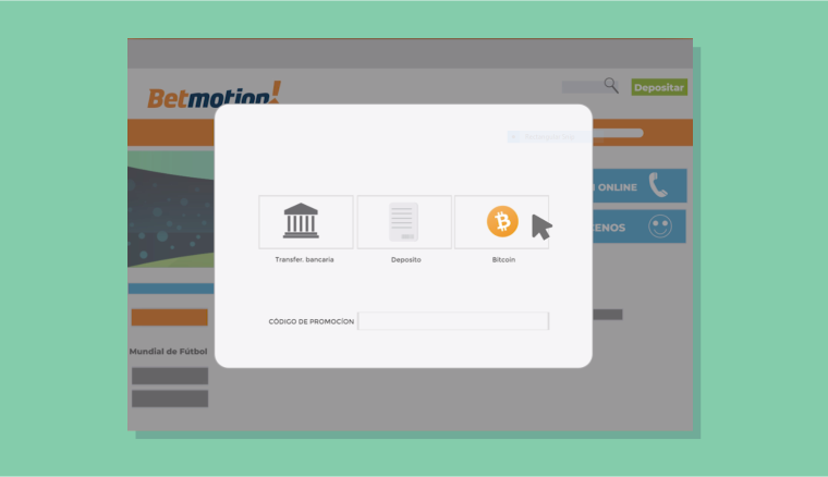 Depositando Dinero Betmotion