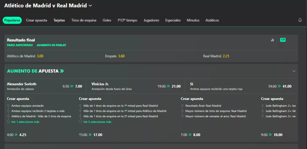 Ejemplo de bet365 apuestas