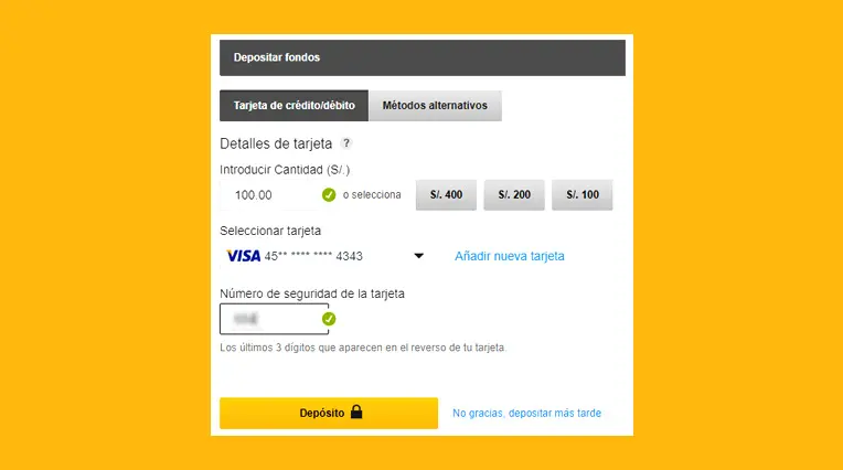 Tarjeta De Credito