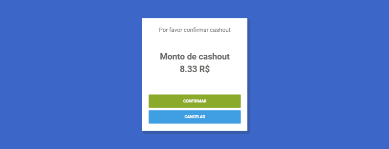 Realizar Cash Out