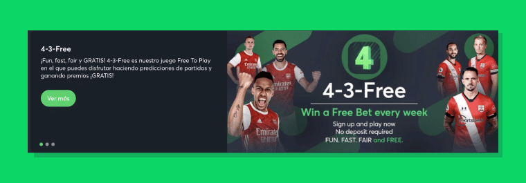 ofrece un banner dinámico