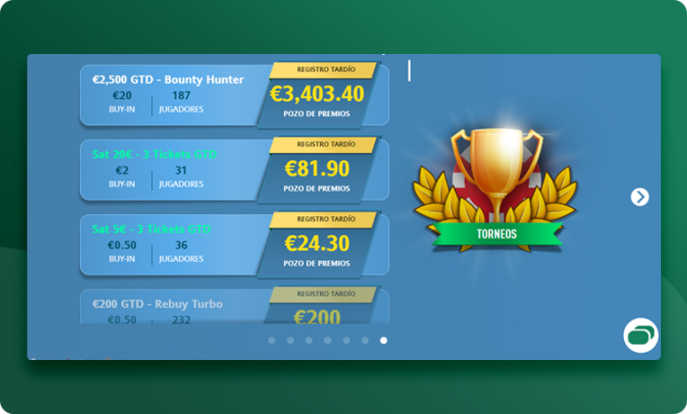 torneos de poker online